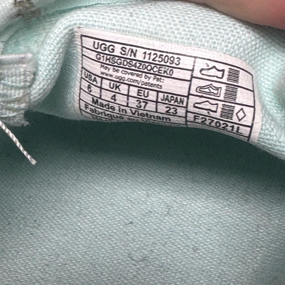UGG Light Blue Slip-On Slippers - Picture 2 of 9
